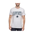 Mens White Dallas Cowboys Embroidered Patch T-shirt