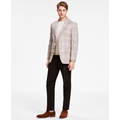 Mens Modern-Fit Wool Plaid Sport Coat