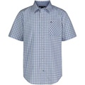 Little Boys Short Sleeve Gingham Plaid Shirt