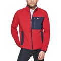 Mens Regular-Fit Colorblocked Soft Shell Jacket