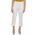 Womens Cropped Wide-Leg Pants