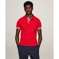 Mens Slim Fit Monotype Cuff Short Sleeve Polo Shirt