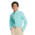 Big Boys Long Sleeve Stretch Tattersall Shirt