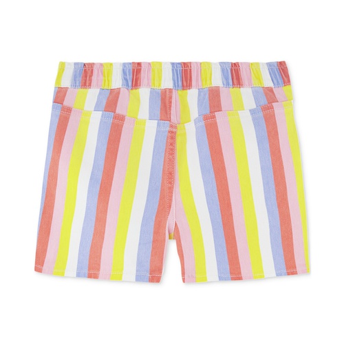 타미힐피거 Toddler Girls Striped Denim Shorts