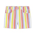 Big Girls Striped Denim Shorts