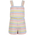 Little Girls Striped Terry Romper