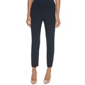 Womens Mid Rise Straight-Leg Flex Fit Pants