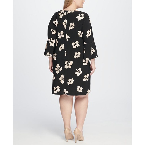 타미힐피거 Plus Size Bell-Sleeve Dress