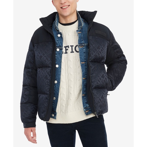 타미힐피거 Mens New York Monogram Puffer Jacket