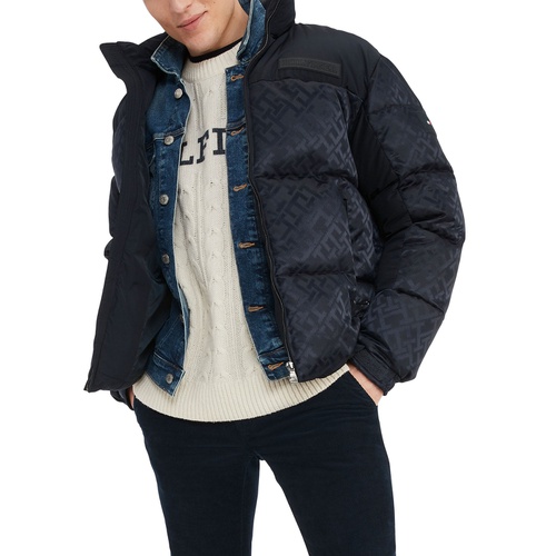 타미힐피거 Mens New York Monogram Puffer Jacket