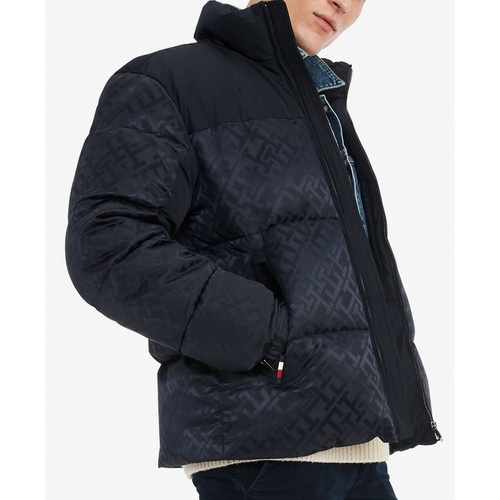 타미힐피거 Mens New York Monogram Puffer Jacket