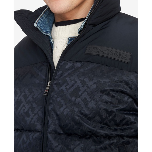 타미힐피거 Mens New York Monogram Puffer Jacket