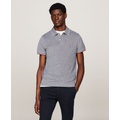 Mens Slim-Fit Mouline Oxford Polo Shirt