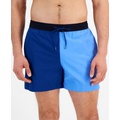 Mens Colorblocked 5 Swim Trunks