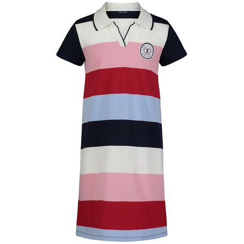 타미힐피거 Toddler Girls Striped Rugby Dress