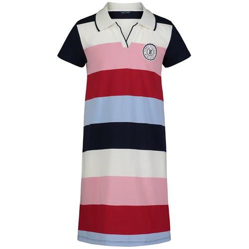 타미힐피거 Little Girls Striped Rugby Dress