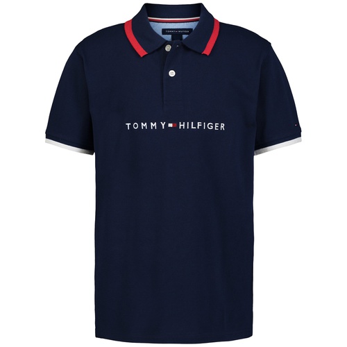 타미힐피거 Little Boys Tomas Embroidered Logo Polo Shirt