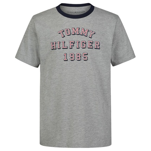 타미힐피거 Toddler Boys 1985 Logo Graphic Ringer T-Shirt