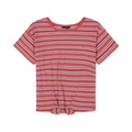 Toddler Girls Striped Tie-Front T-Shirt