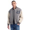 Mens Leather Varsity Jacket