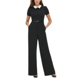 Collared Belted Jumpsuit