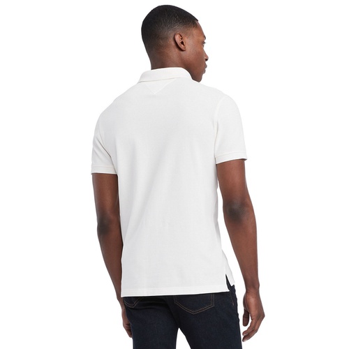 타미힐피거 Mens Regular-Fit Embroidered Monotype Logo Applique Polo Shirt