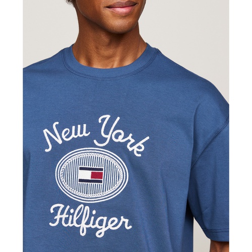 타미힐피거 Mens New York Logo T-Shirt
