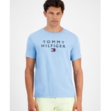 Mens Stacked Tommy Logo Crewneck T-Shirt