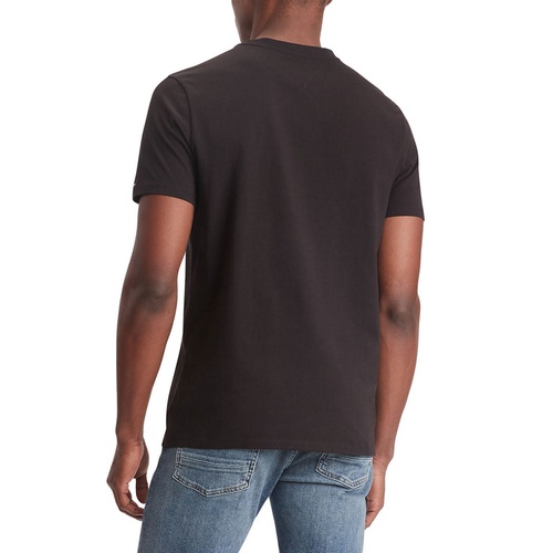 타미힐피거 Mens Curve Logo T-Shirt