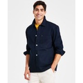 Mens Twill Utility Shirt Jacket