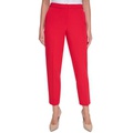 Womens Sloane Slim-Leg Ankle Pants