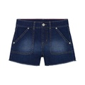 Toddler Girls Stretch Denim Frayed Hem Shorts