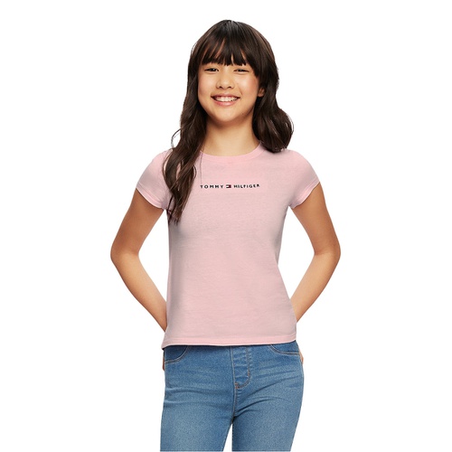 타미힐피거 Big Girls Classic Embroidered T-shirt