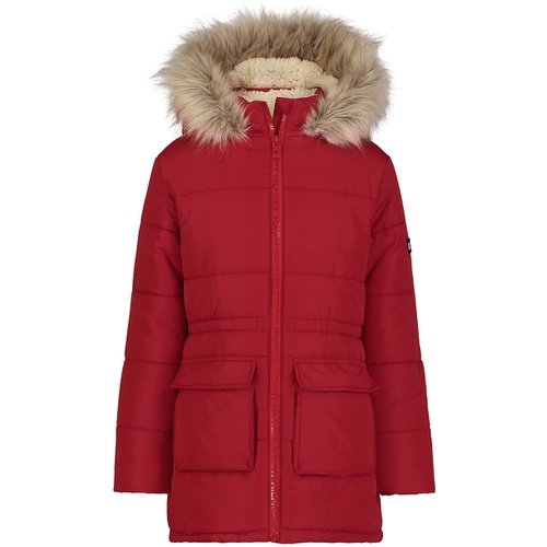 타미힐피거 Big Girls Patch Pocket Anorak Puffer