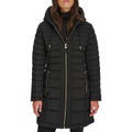 Womens Hooded Packable Puffer Coat