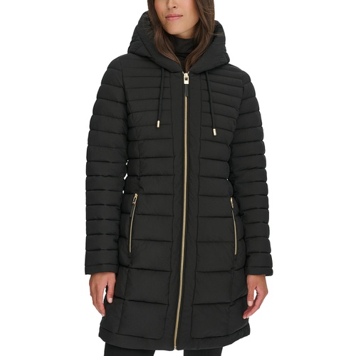 타미힐피거 Womens Hooded Packable Puffer Coat