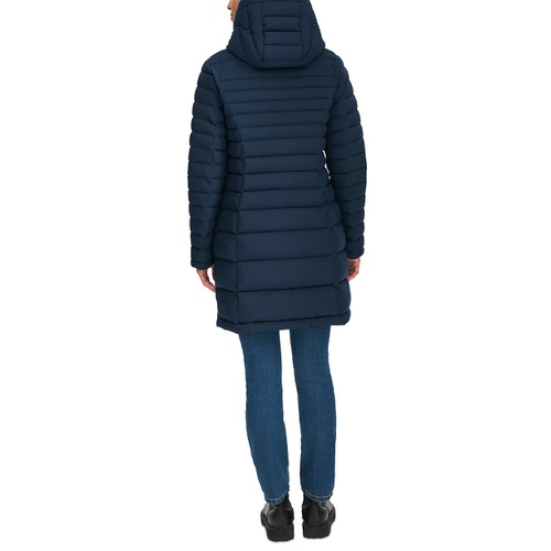 타미힐피거 Womens Hooded Packable Puffer Coat