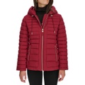 Womens Hooded Packable Puffer Coat