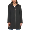 Womens Belted Hooded Coat