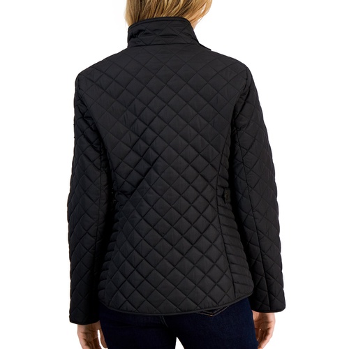 타미힐피거 Womens Quilted Zip-Up Jacket