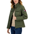 Womens Quilted Zip-Up Jacket