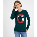 Womens Fox Graphic Sweater