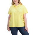 Plus Size Short Sleeve Polo Shirt