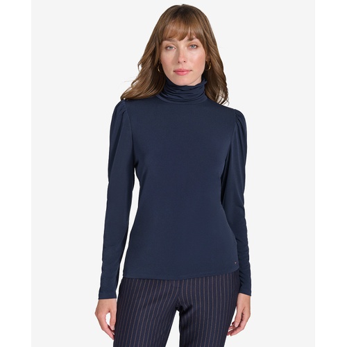 타미힐피거 Womens Long-Sleeve Turtleneck