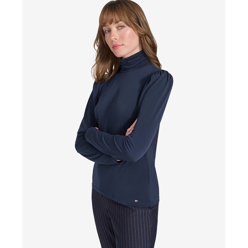 타미힐피거 Womens Long-Sleeve Turtleneck