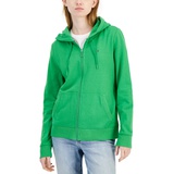 Womens Flag Zip Hooide