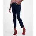 Womens Straight-Leg Cropped Corduroy Pants