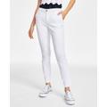 Womens TH Flex Hampton Cuffed Chino Straight-Leg Pants