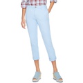 Womens TH Flex Hampton Cuffed Chino Straight-Leg Pants