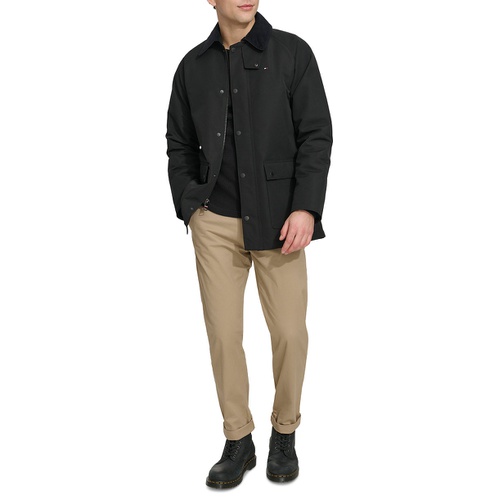 타미힐피거 Mens Barn Corduroy-Collar Long-Sleeve Jacket